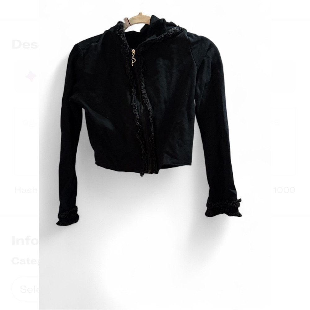 Poof! Kids Black Jacket